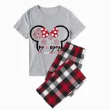 Family Matching Pajamas Exclusive Design Cartoon Mice 2023 Head Gray Pajamas Set