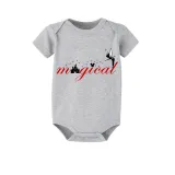 Family Matching Pajamas Exclusive Design Rainbow Magical Angel Gray Pajamas Set