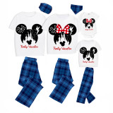 Family Matching Pajamas Exclusive Design Cartoon Mice Family Vacation Fairy Gray Pajamas Set