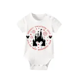 Family Matching Pajamas Exclusive Design Vacation It's The Most Wonderful Time White Pajamas Set