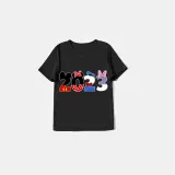 Family Matching Pajamas Exclusive Design Cartoon Mice 2023 Black Pajamas Set