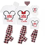 Family Matching Pajamas Mic Family First Cruise White Pajamas Set