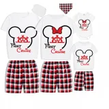 Family Matching Pajamas Mic Family First Cruise White Pajamas Set