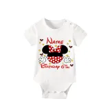 Family Matching Pajamas Girls Birthday Celebration Custom Name Mice Family Pajamas Set