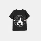 Family Matching Pajamas Exclusive Design Vacation It's The Most Wonderful Time Black Pajamas Set