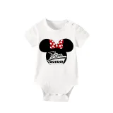 Family Matching Pajamas Exclusive Design Cartoon Mice Dream Cruise White Pajamas Set