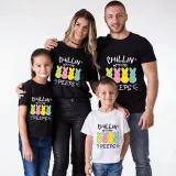 Family Matching Clothing Top Happy Easter Chillin With My Peeps Family T-shirts