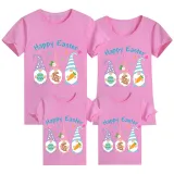 Family Matching Clothing Top Happy Easter Gnomies Family T-shirts