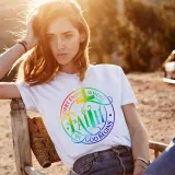 Adult Unisex Top Jesus Worry Ends When Faith In God Begins T-shirts