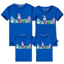 Family Matching Clothing Top Happy Easter Gnomies with Eggs Family T-shirts