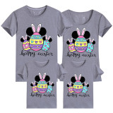 Family Matching Clothing Top Happy Easter Egg Cartoon Mouse Family T-shirts