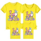 Family Matching Clothing Top Happy Easter Love Gnome Family T-shirts