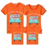 Family Matching Clothing Top Happy Easter Gnomies Car Family T-shirts