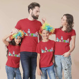 Family Matching Clothing Top Happy Easter Gnomies with Eggs Family T-shirts