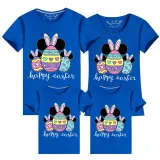 Family Matching Clothing Top Happy Easter Egg Cartoon Mouse Family T-shirts