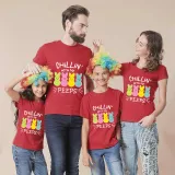 Family Matching Clothing Top Happy Easter Chillin With My Peeps Family T-shirts