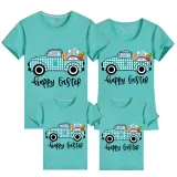 Family Matching Clothing Top Happy Easter Car Gnomies Family T-shirts