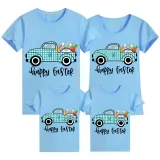 Family Matching Clothing Top Happy Easter Car Gnomies Family T-shirts