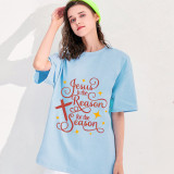 Adult Unisex Top Jesus Is The Reason For The Season Cross T-shirts
