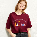 Adult Unisex Top Jesus Oh Come Let Us Adore Him Star T-shirts