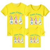 Family Matching Clothing Top Happy Easter Gnomies Family T-shirts