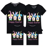 Family Matching Clothing Top Happy Easter Gnomies Rabbit Family T-shirts
