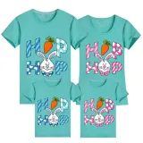 Family Matching Clothing Top Happy Easter Hop Bunny Family T-shirts