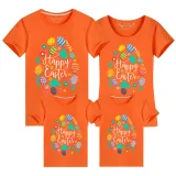 Family Matching Clothing Top Happy Easter Egg Element Family T-shirts
