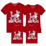 Family Matching Clothing Top Happy Easter Love Gnome Family T-shirts