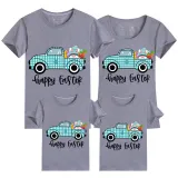 Family Matching Clothing Top Happy Easter Car Gnomies Family T-shirts