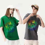 Adult Unisex Top Jesus Worry Ends When Faith In God Begins T-shirts