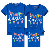 Family Matching Clothing Top Happy Easter Egg Family T-shirts