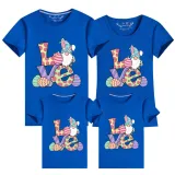 Family Matching Clothing Top Happy Easter Love Gnome Family T-shirts