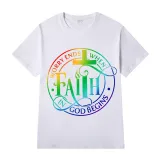Adult Unisex Top Jesus Worry Ends When Faith In God Begins T-shirts