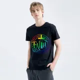 Adult Unisex Top Jesus Worry Ends When Faith In God Begins T-shirts