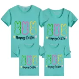 Family Matching Clothing Top Happy Easter Bunny Family T-shirts