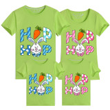 Family Matching Clothing Top Happy Easter Hop Bunny Family T-shirts