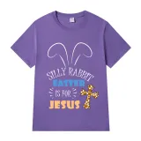 Adult Unisex Top Happy Easter Silly Rabbit Easter Is For Jesus T-shirts