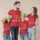 Family Matching Clothing Top Happy Easter Bunny Family T-shirts