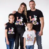 Family Matching Clothing Top Happy Easter Love Gnome Family T-shirts