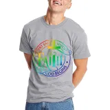 Adult Unisex Top Jesus Worry Ends When Faith In God Begins T-shirts
