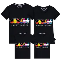 Family Matching Clothing Top Happy Easter Cartoon Mouse Friends Family T-shirts