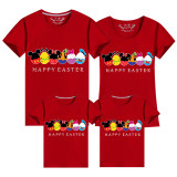 Family Matching Clothing Top Happy Easter Cartoon Mouse Friends Family T-shirts