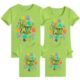 Family Matching Clothing Top Happy Easter Egg Element Family T-shirts