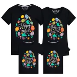 Family Matching Clothing Top Happy Easter Egg Element Family T-shirts