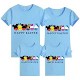 Family Matching Clothing Top Happy Easter Cartoon Mouse Friends Family T-shirts