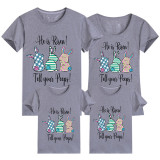 Family Matching Clothing Top Happy Easter He Is Risen Tell Your Peeps Family T-shirts