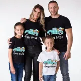 Family Matching Clothing Top Happy Easter Car Gnomies Family T-shirts