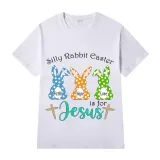 Adult Unisex Top Happy Easter Silly Rabbit Easter Is For Jesus Faith Hop Love T-shirts