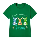 Adult Unisex Top Happy Easter Silly Rabbit Easter Is For Jesus Faith Hop Love T-shirts